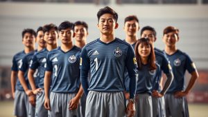SON HEUNG MIN dan rekan-rekannya