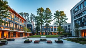 fasilitas kampus modern
