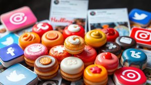 kue cubit di media sosial