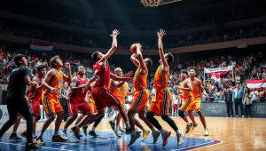 pertandingan basket indonesia