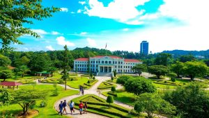 suasana kampus Universitas YPIB Majalengka